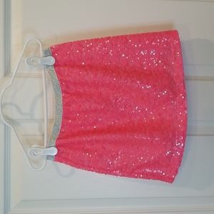 GapKids Factory Hot Pink Sequined Skirt, Girls Size S (6/7)